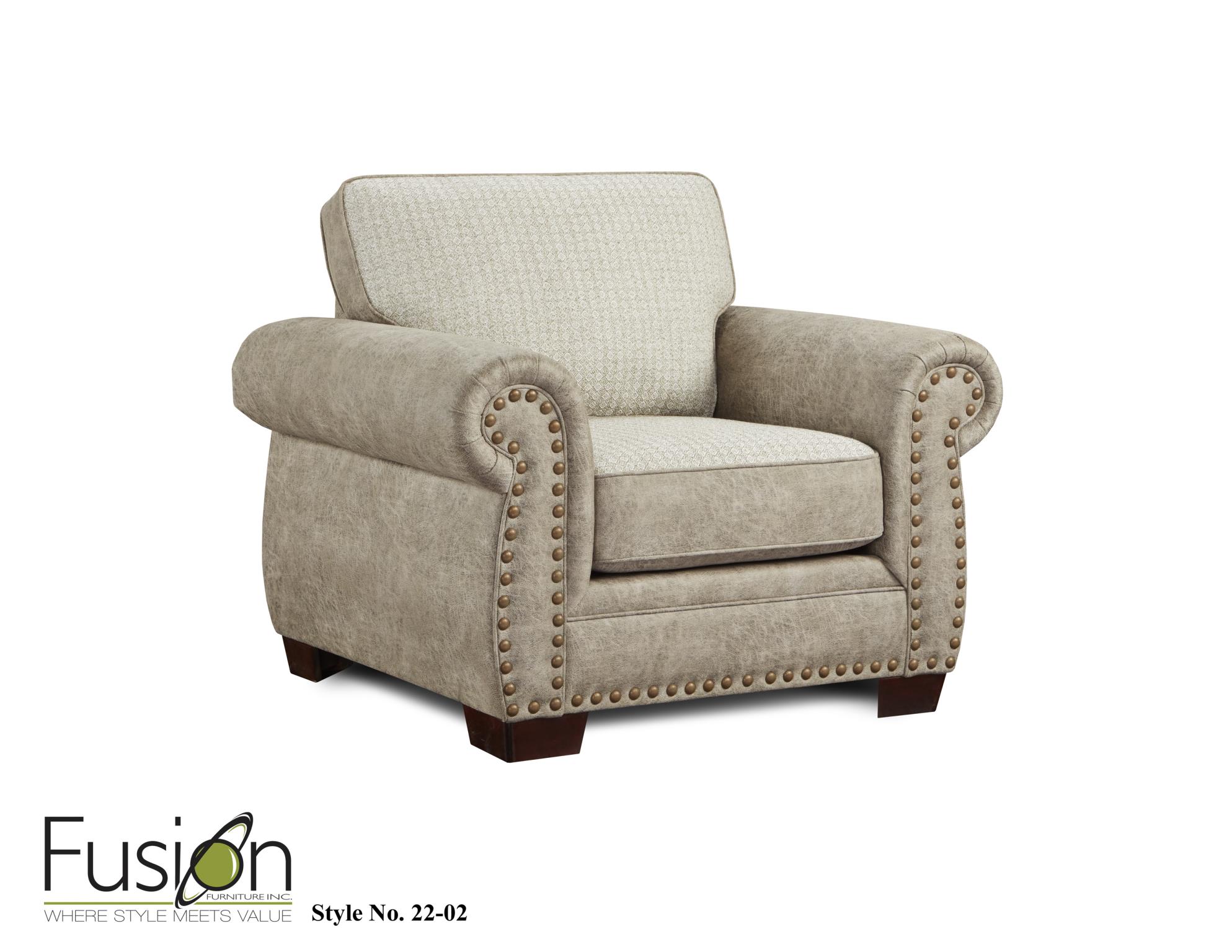 Fusion Furniture Northwest Paloma Grey Sofa and Loveseat Mikes Rent